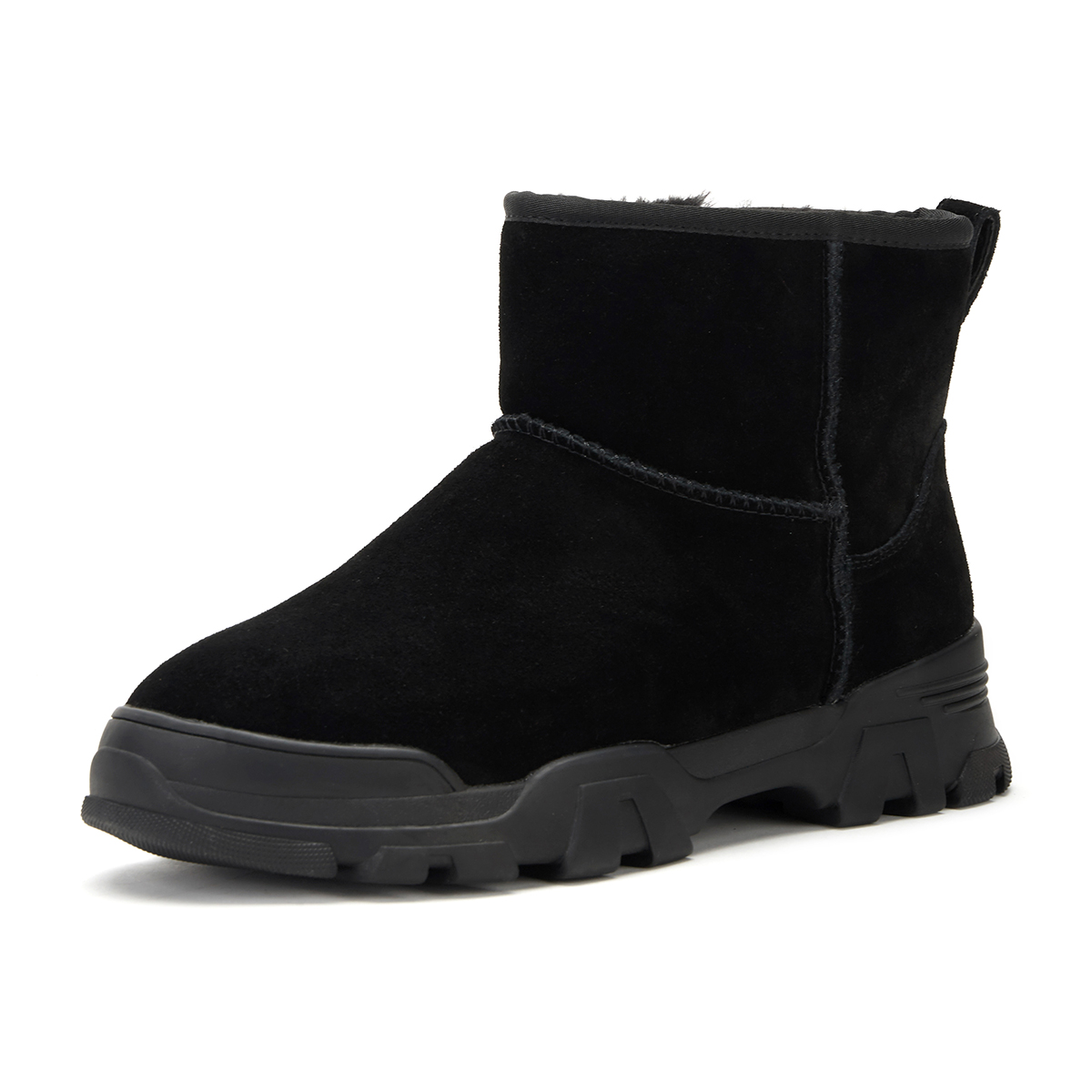 Order 핫윈드 소가죽 두꺼운 밑창 지퍼 '심플 트렌드 스노우 부츠' H89M0401