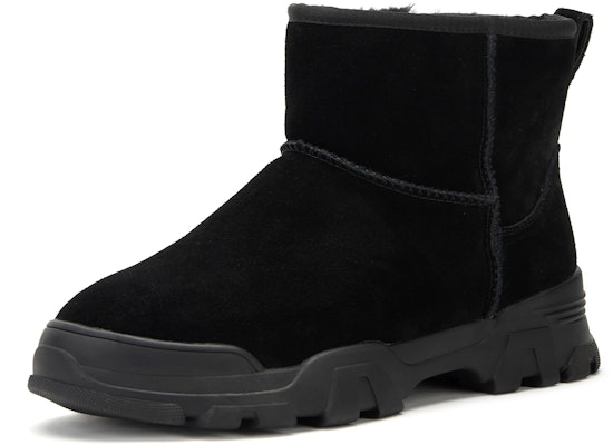 Hotwind Cow Suede Fashion Thick Sole Zipper 'Simplified Trend Snow Boots' H89M0401 Order Hotwind Cow Suede Fashion Thick Sole Zipper 'Simplified Trend Snow Boots' H89M0401