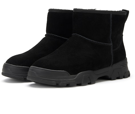 Hotwind Cow Suede Fashion Thick Sole Zipper 'Simplified Trend Snow Boots' H89M0401 Lookbook Hotwind Cow Suede Fashion Thick Sole Zipper 'Simplified Trend Snow Boots' H89M0401