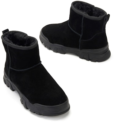 Hotwind Cow Suede Fashion Thick Sole Zipper 'Simplified Trend Snow Boots' H89M0401 Shop Hotwind Cow Suede Fashion Thick Sole Zipper 'Simplified Trend Snow Boots' H89M0401
