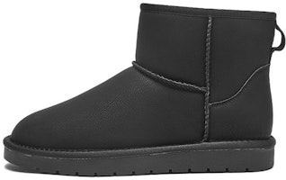 Hotwind Cowhide Fashion Casual Warm Thick Sole Ankle Snow Boots 'Men's Style' H89M2806 Hotwind Cowhide Fashion Casual Warm Thick Sole Ankle Snow Boots 'Men's Style' H89M2806