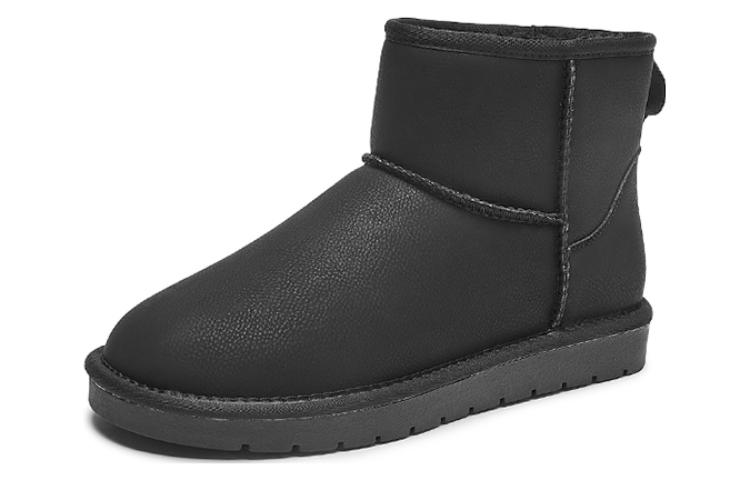 Order Botas de Nieve Hombre Hotwind Piel Casual Cálidas Suela Gruesa Tobillo H89M2806