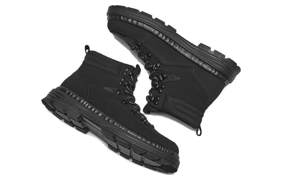 Shop 热风布料踝靴 '黑色舒适' H95M3429