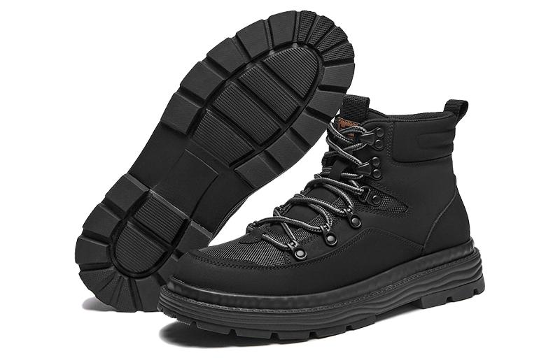 Purchase 热风布料踝靴 '黑色舒适' H95M3429