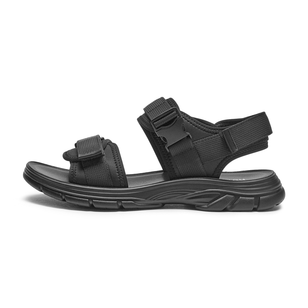 Hotwind Fabric Black 'Versatile Magic Tape Fashion Slide' H64M3V05