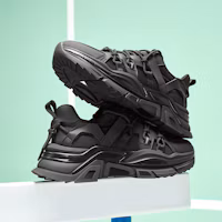 Details for Hotwind Sepatu Sneaker Hitam Tebal Kasual Fashion 'Black Dad Shoes' H42M3111