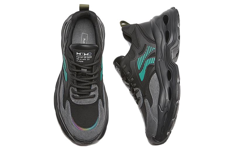 Shop Hotwind 厚底老爹鞋 時尚休閒運動鞋 '黑灰' H42M3101