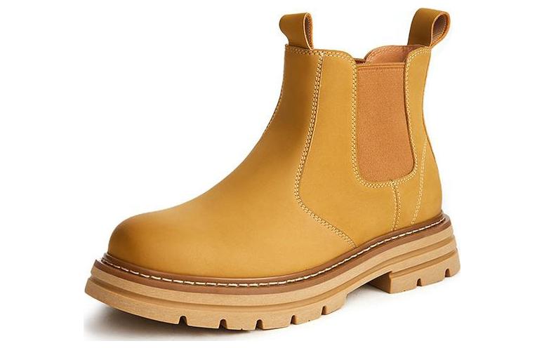 Hotwind Fabric Fashion Chunky Toe Chelsea Boots 'Men's' 圖 2
