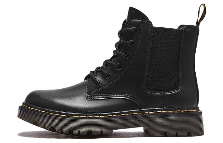 Hotwind Fabric Fashion Lace-Up Martin Boots 'Black' H95M2813