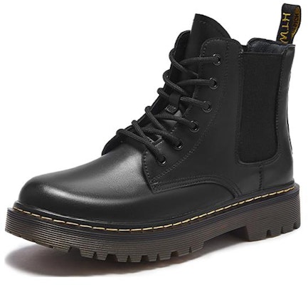 Hotwind Fabric Fashion Lace-Up Martin Boots 'Black' H95M2813 Order Hotwind Fabric Fashion Lace-Up Martin Boots 'Black' H95M2813