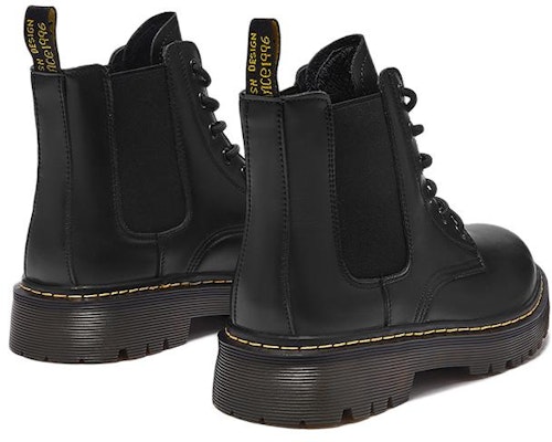Hotwind Fabric Fashion Lace-Up Martin Boots 'Black' H95M2813 Lookbook Hotwind Fabric Fashion Lace-Up Martin Boots 'Black' H95M2813