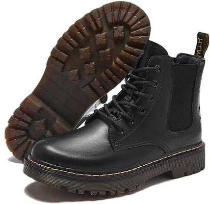Hotwind Fabric Fashion Lace-Up Martin Boots 'Black' H95M2813 Shop Hotwind Fabric Fashion Lace-Up Martin Boots 'Black' H95M2813