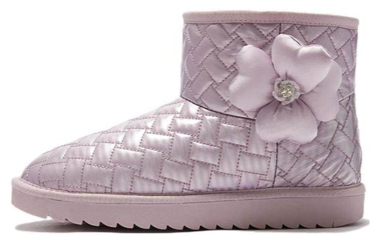 Hotwind Fabric Fashion Round Toe Thick Warm Snow Boots '3cm Women' 圖 5