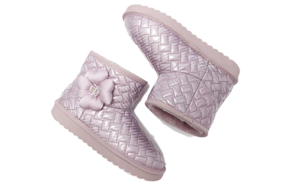 Hotwind Fabric Fashion Round Toe Thick Warm Snow Boots '3cm Women' 圖 6