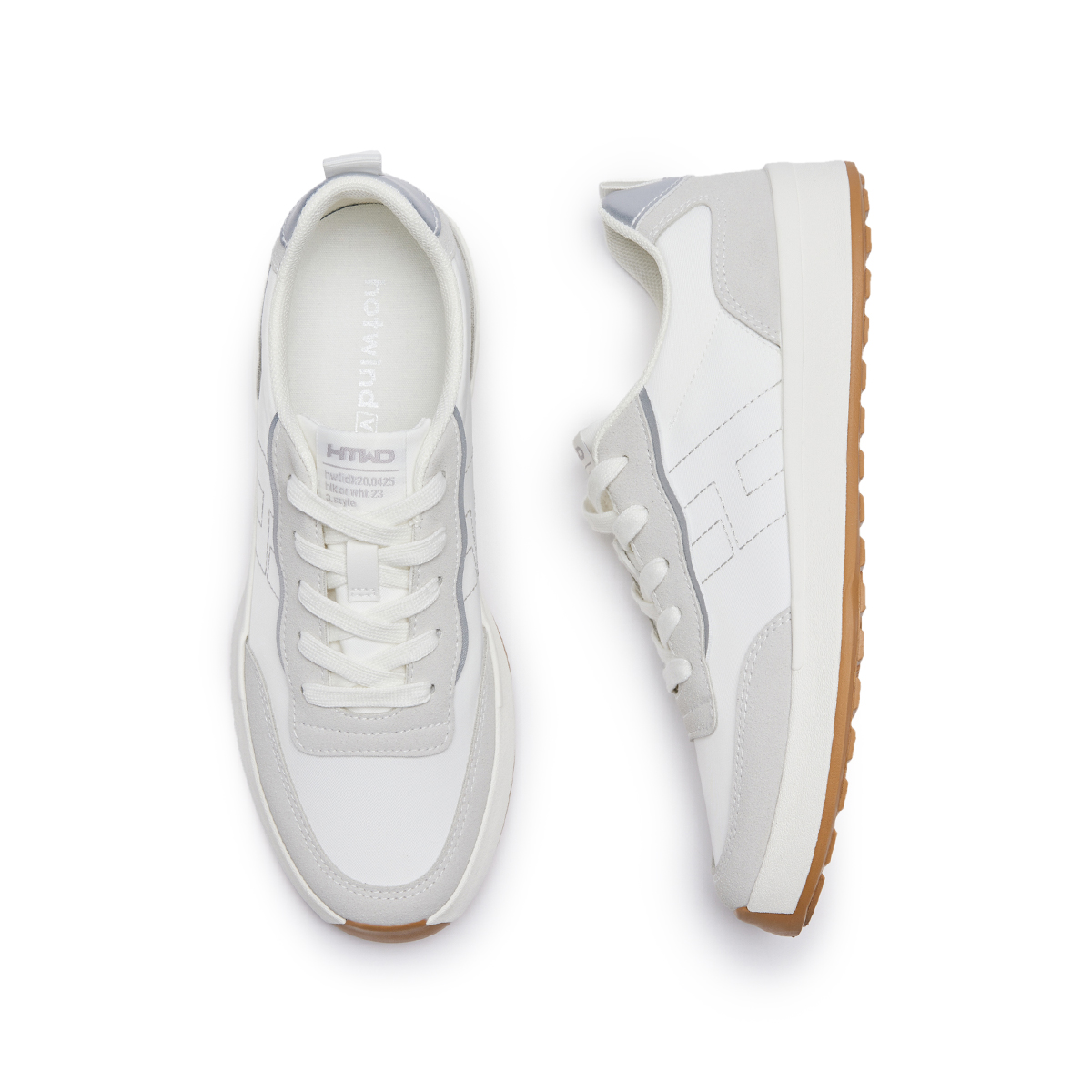 Hotwind Fabric Round Toe Thick Sole Low-Top Sneakers 'Versatile 3.5cm' 圖 12