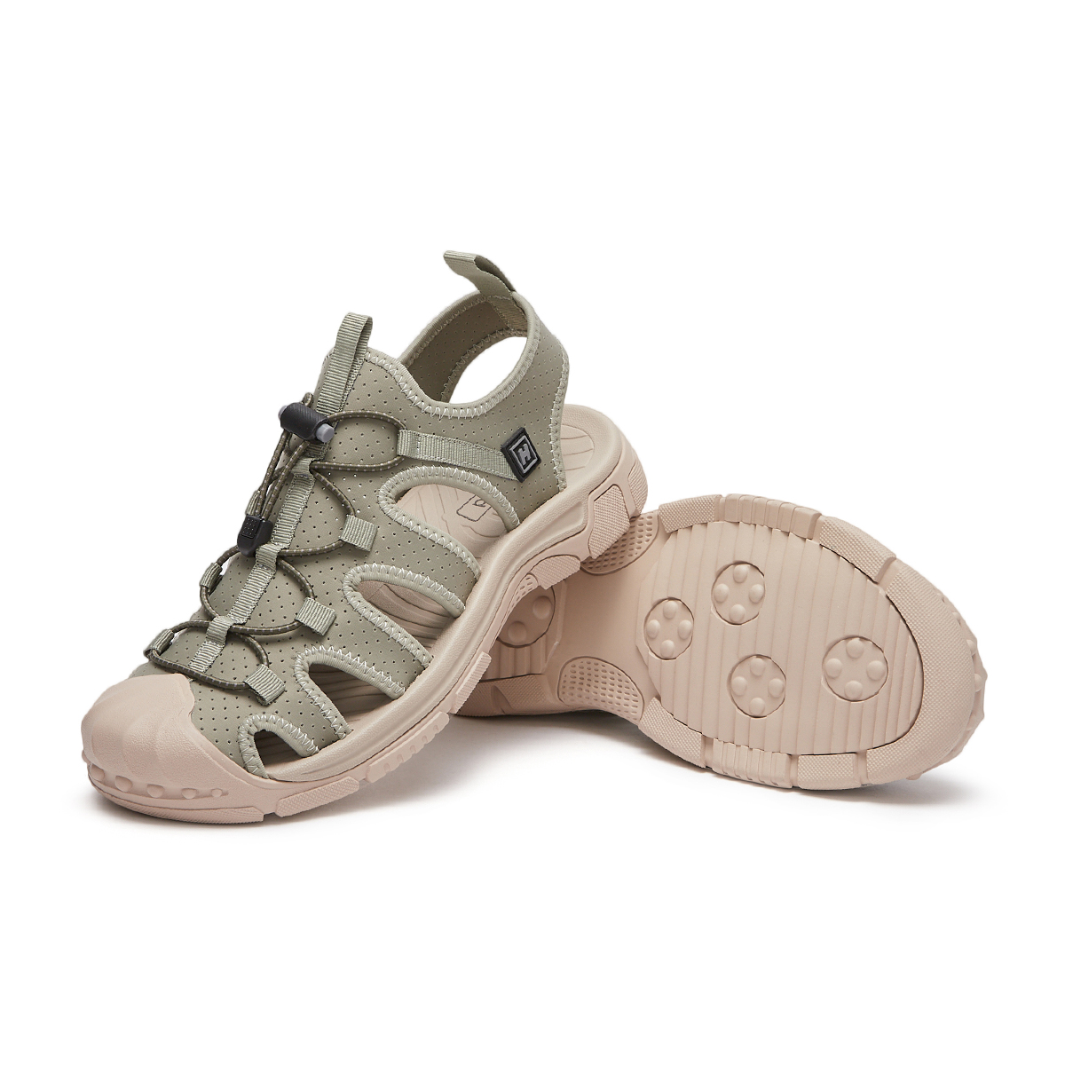 Shop Sandal Olahraga Kain Hotwind 3.5cm 'Trendi Serbaguna Peep-Toe' H67M3608