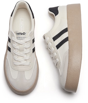 Hotwind Fabric Thick-Soled Low-Top Unisex Sneakers 'Q-Bounce Marshmallow' H14W3315 4