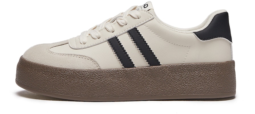Hotwind Fabric Thick-Soled Low-Top Unisex Sneakers 'Q-Bounce Marshmallow' H14W3315 9
