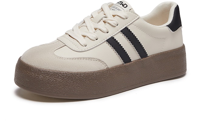 Hotwind Fabric Thick-Soled Low-Top Unisex Sneakers 'Q-Bounce Marshmallow' H14W3315 10