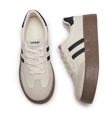 Hotwind Fabric Thick-Soled Low-Top Unisex Sneakers 'Q-Bounce Marshmallow' H14W3315 12