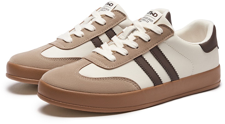 Hotwind Fabric Thick-Soled Low-Top Unisex Sneakers 'Q-Bounce Marshmallow' H14W3315 19