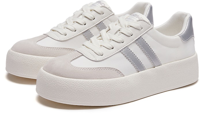 Hotwind Fabric Thick-Soled Low-Top Unisex Sneakers 'Q-Bounce Marshmallow' H14W3315 Lookbook Hotwind Fabric Thick-Soled Low-Top Unisex Sneakers 'Q-Bounce Marshmallow' H14W3315