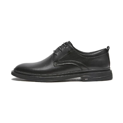 Hotwind Fashion Business Dress Leather Shoes 'Black Round Toe'