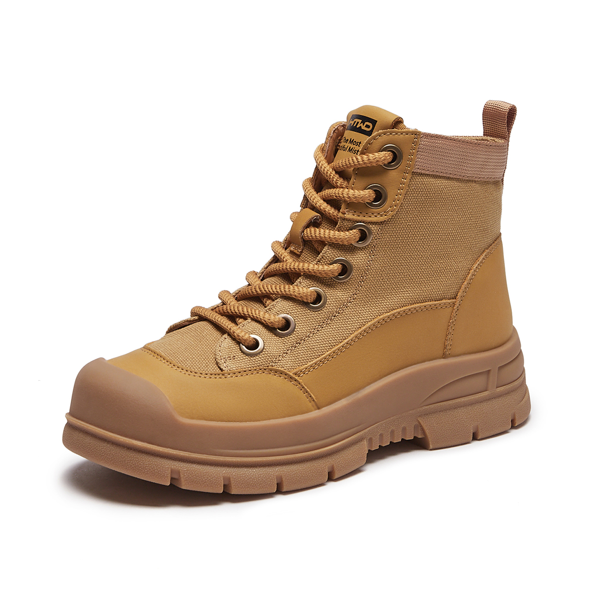 Order 핫윈드 패션 스트랩 두꺼운 밑창 숏부츠 '4cm 여성용' H95W3806