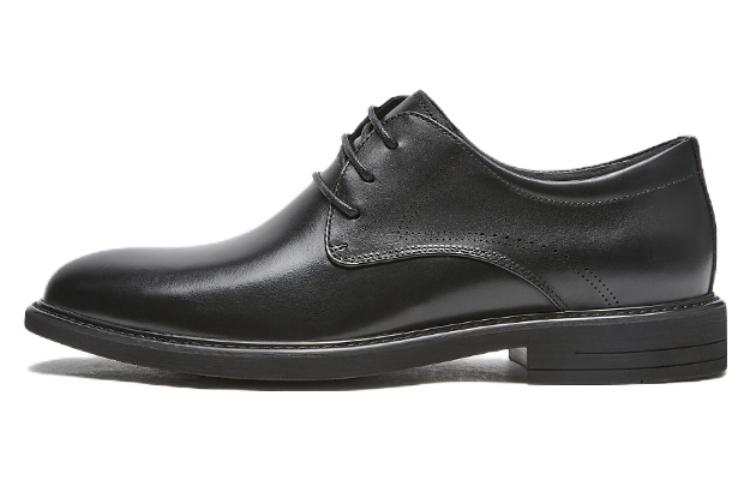 Hotwind First Layer Cowhide Fashion Business Dress Shoe 'Black'