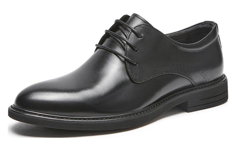 Hotwind First Layer Cowhide Fashion Business Dress Shoe 'Black' 圖 2