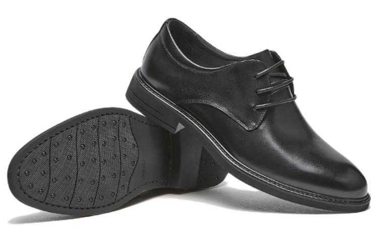 Hotwind First Layer Cowhide Fashion Business Dress Shoe 'Black' 圖 4