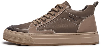 Hotwind High-Top Leather Sneaker 'Simple Comfort Round-Toe Thick Sole' H91M3801 Hotwind High-Top Leather Sneaker 'Simple Comfort Round-Toe Thick Sole' H91M3801