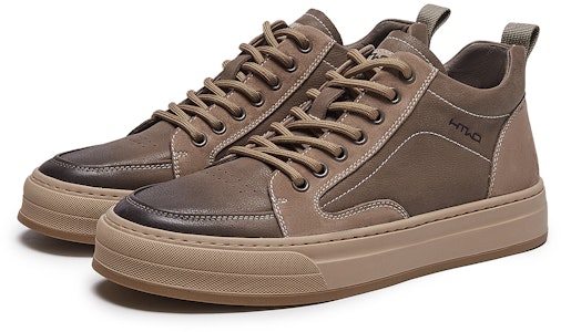 핫윈드 하이탑 가죽 스니커 '심플 컴포트 라운드 토 두꺼운 밑창' H91M3801 Lookbook 핫윈드 하이탑 가죽 스니커 '심플 컴포트 라운드 토 두꺼운 밑창' H91M3801