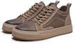 Lookbook Hotwind High-Top Leather Sneaker 'Simple Comfort Round-Toe Thick Sole' H91M3801