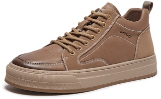 Hotwind High-Top Kulit Sneaker ''Keselesaan Mudah Hujung Bulat Tapak Tebal'' H91M3801 Details for Hotwind High-Top Kulit Sneaker ''Keselesaan Mudah Hujung Bulat Tapak Tebal'' H91M3801