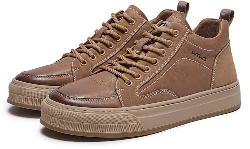 핫윈드 하이탑 가죽 스니커 '심플 컴포트 라운드 토 두꺼운 밑창' H91M3801 Sizing 핫윈드 하이탑 가죽 스니커 '심플 컴포트 라운드 토 두꺼운 밑창' H91M3801