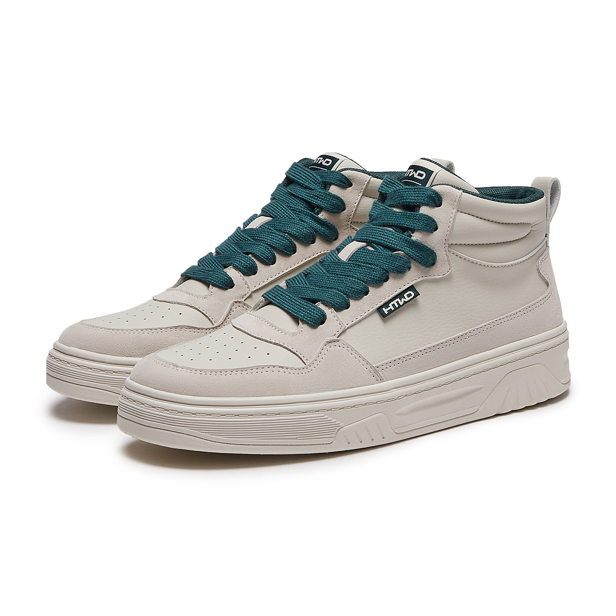 Lookbook Hotwind High-Top Sneakers Kulit ''Selesa Tapak Tebal'' H92M3408