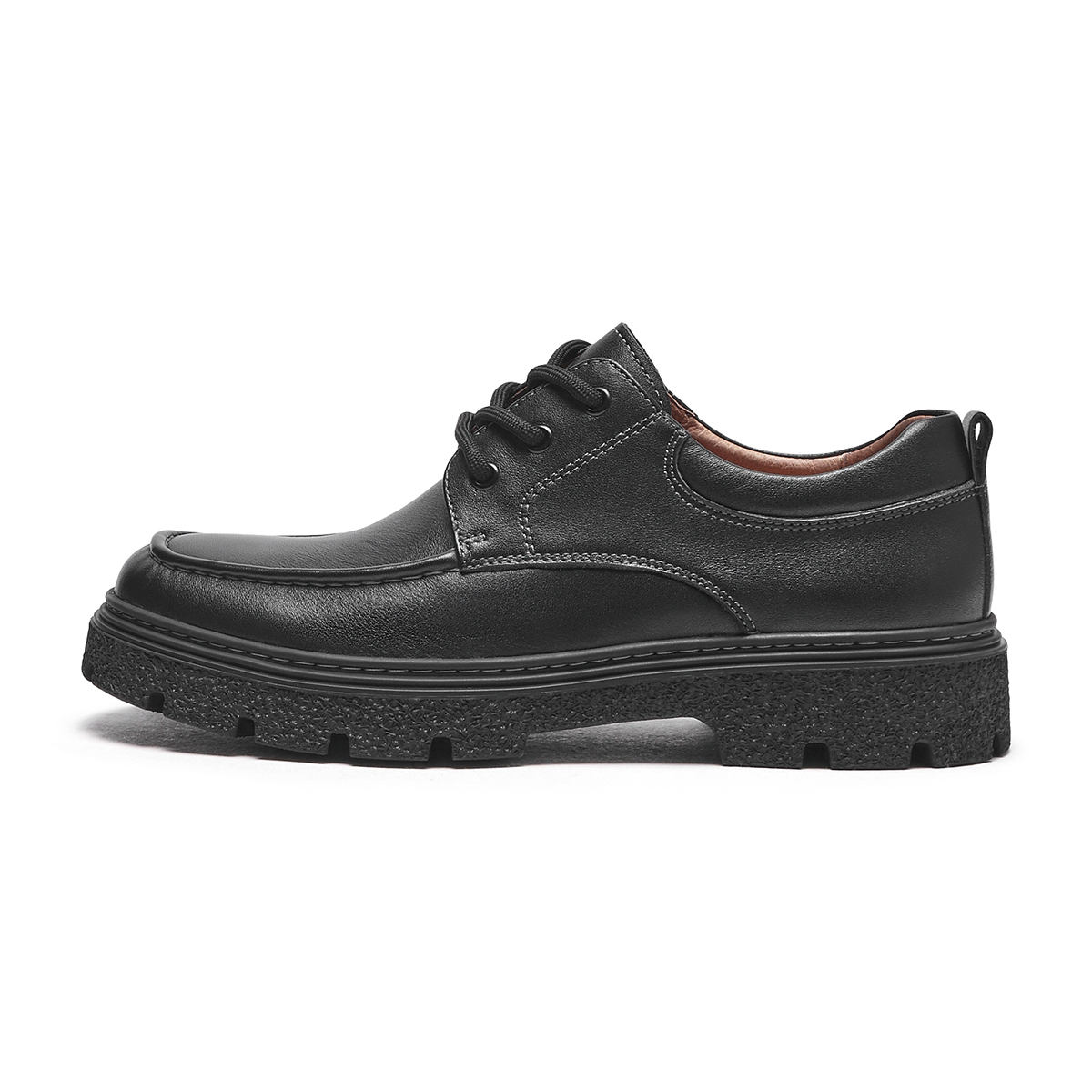 Hotwind Leather Casual Shoes for Men - Black, Stylish & Comfortable H20M4101