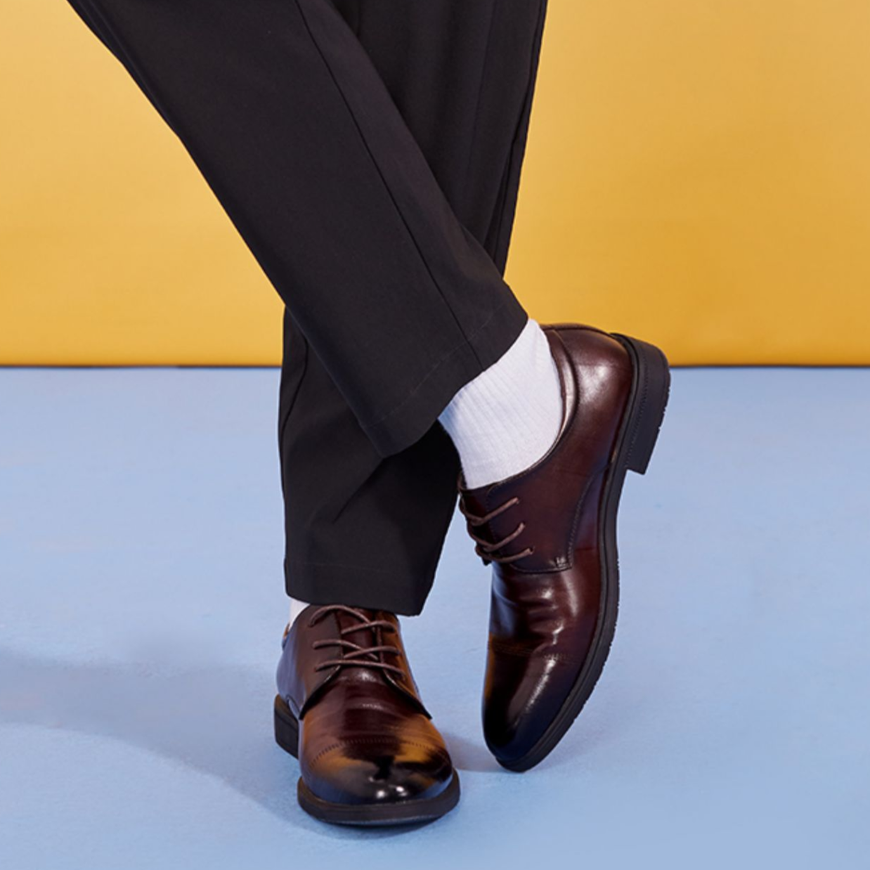 Lookbook Kasut Kasual Fesyen Kulit Hotwind ''Hujung Bulat'' Lelaki H43M2P02