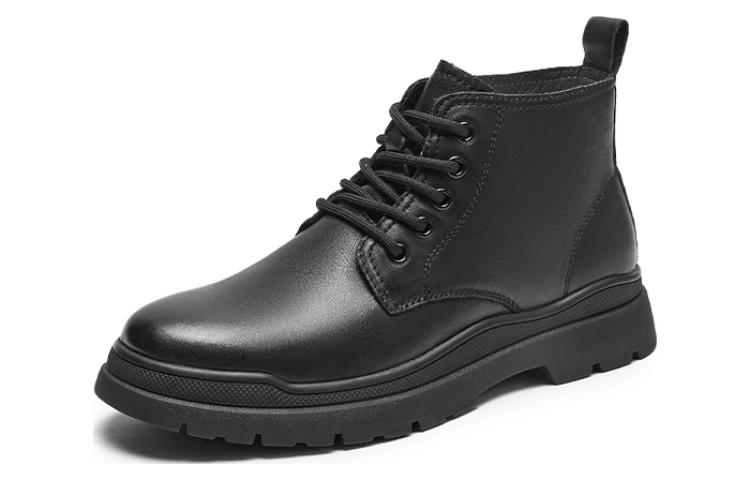 Order 热风皮革马丁靴‘黑色’ H96M2818