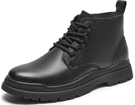 Hotwind Leather Martin Boots 'Black' H96M2818 Order Hotwind Leather Martin Boots 'Black' H96M2818
