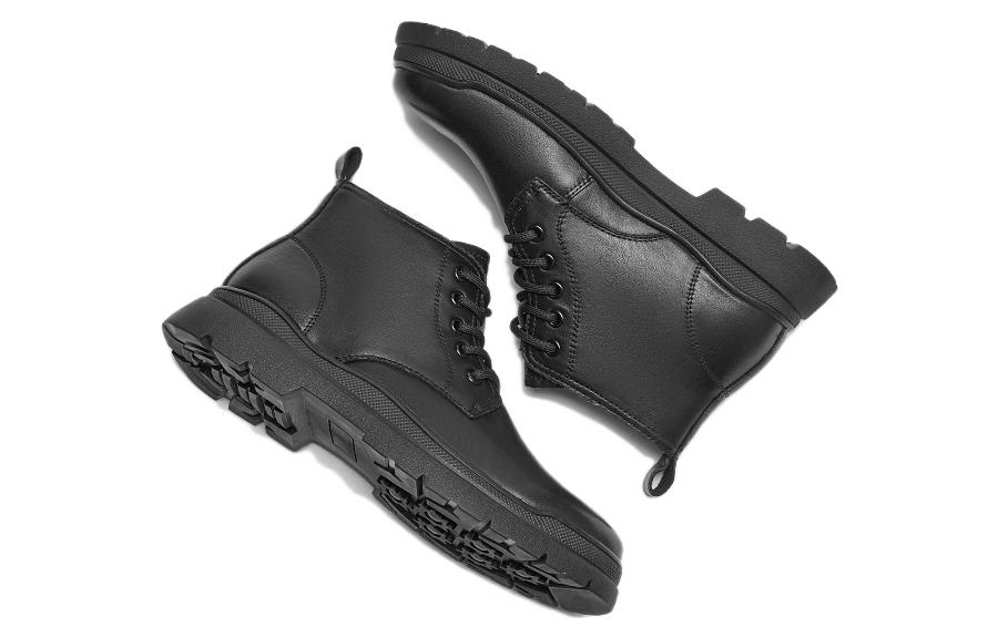 Lookbook 热风皮革马丁靴‘黑色’ H96M2818