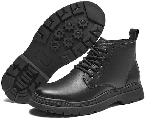 Hotwind Leather Martin Boots 'Black' H96M2818 Shop Hotwind Leather Martin Boots 'Black' H96M2818