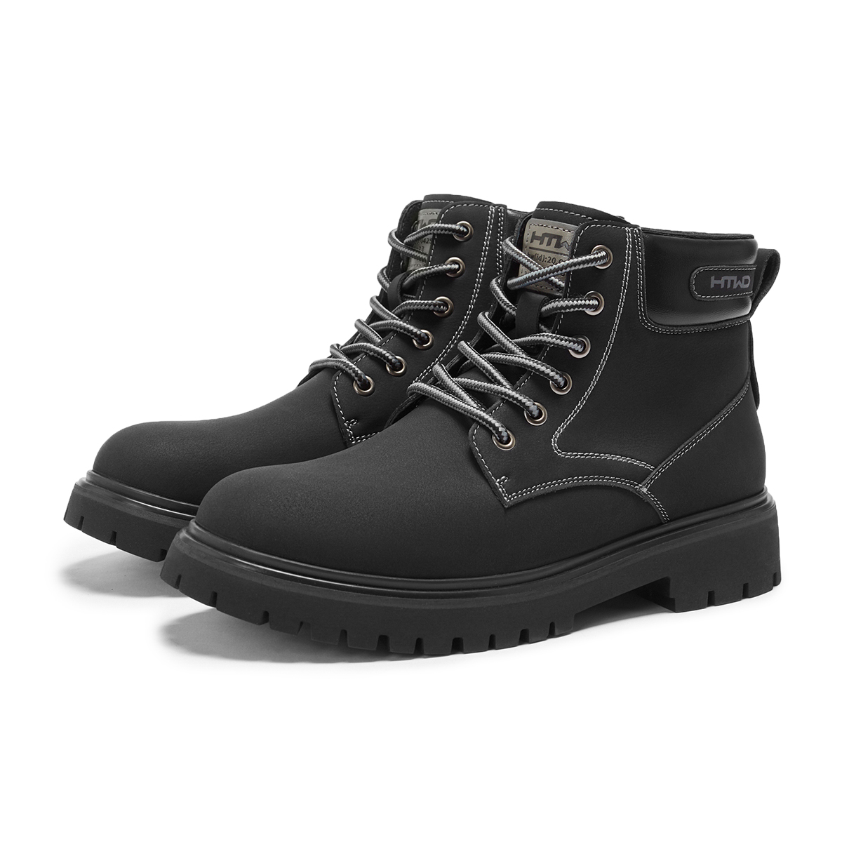 Hotwind Leather Martin Boots 'Casual CMFT Short Tube 4cm Men's' 圖 3