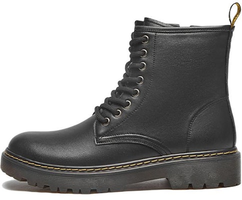 Hotwind Leather Round Toe Fashion Mid-Calf Martin Boots 'Black' H95M2803 Buy Hotwind Leather Round Toe Fashion Mid-Calf Martin Boots 'Black' H95M2803