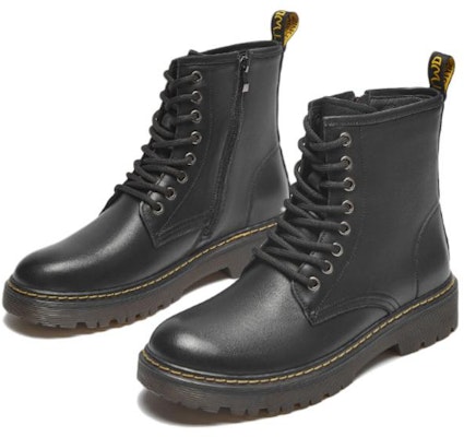 Hotwind Leather Round Toe Fashion Mid-Calf Martin Boots 'Black' H95M2803 Lookbook Hotwind Leather Round Toe Fashion Mid-Calf Martin Boots 'Black' H95M2803