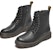Hotwind Leather Round Toe Fashion Mid-Calf Martin Boots 'Black' H95M2803