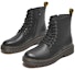 Lookbook Hotwind Leather Round Toe Fashion Mid-Calf Martin Boots 'Black' H95M2803