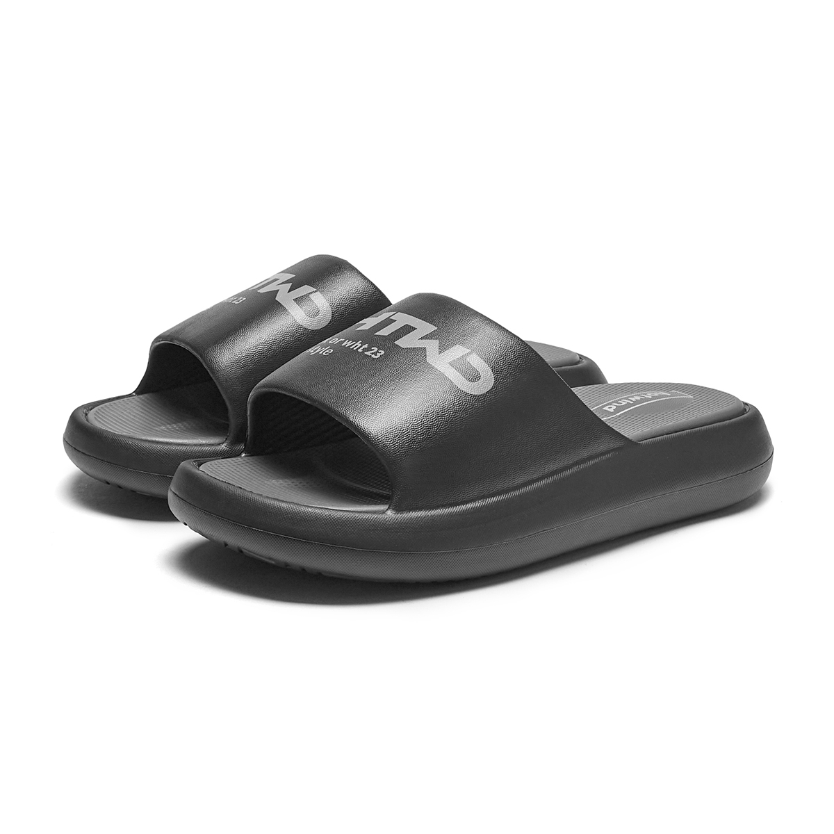 Lookbook Hotwind 字母厚底通用拖鞋 '3.5cm 男士款' H62M3643