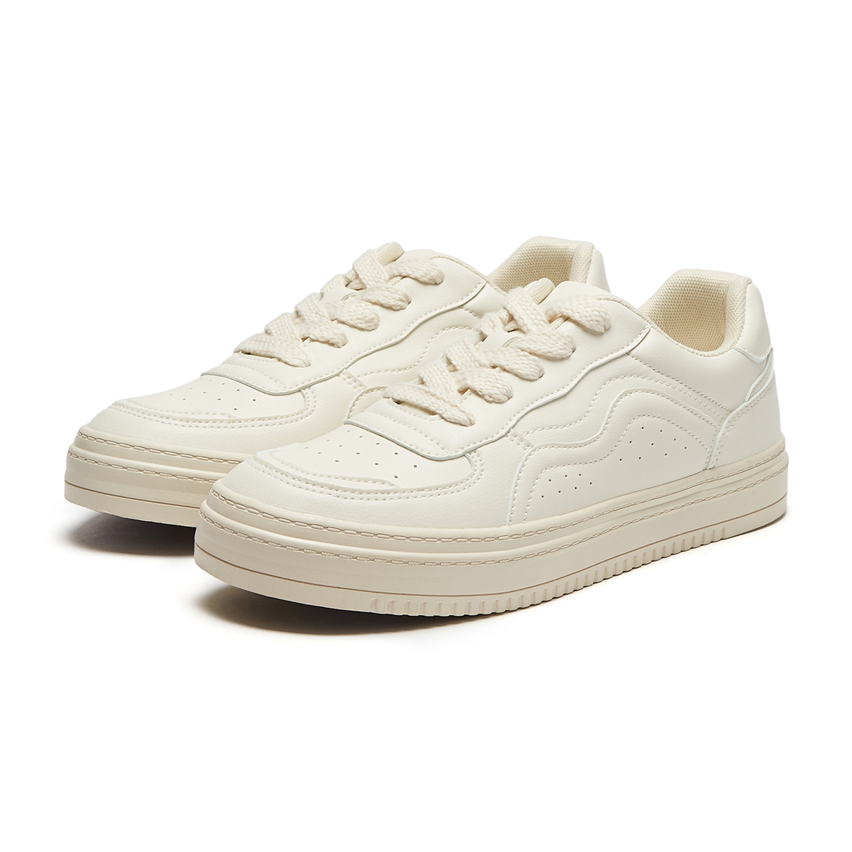 Lookbook Hotwind Low-Top Sneakers 'Beige Simplicity' H14M3709